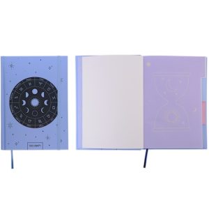 CUADERNO PLANIFICADOR IBI CRAFT, T.DURA, 148x210mm, 96 H.+STICKERS, DISEÑO "ZODIAC"