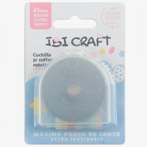 SET x 2 CUCHILLAS ROTATIVAS IBI CRAFT, 45 mm, CORTE RECTO