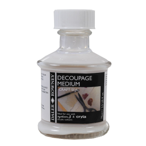 FRASCO DE MEDIO ACRÍLICO P/ DECOUPAGE DALER ROWNEY, 75ML