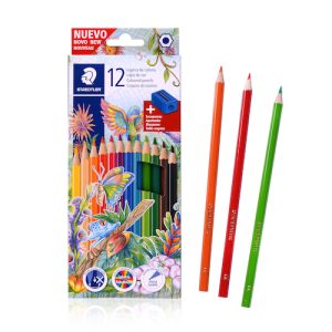 CAJÓN CON 80 CAJAS DE 12 LÁPICES DE COLORES STAEDTLER