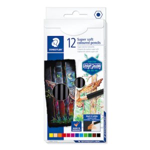 CAJA C/12 LÁPICES DE COLORES STAEDTLER SUPER SOFT