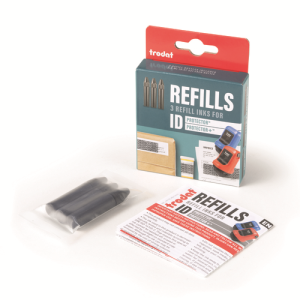 PACK C/3 RECARGAS P/RODILLO DE TINTA TRODAT ID PROTECTOR