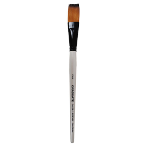PINCEL DALER ROWNEY "GRADUATE", SINTÉTICO, CABO CORTO, UN TRAZO 3/4"