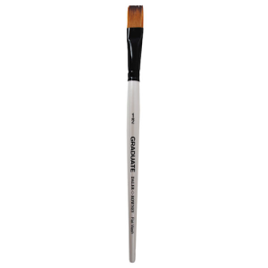 PINCEL DALER ROWNEY "GRADUATE", SINTÉTICO, CABO CORTO, PLANO, 1/2"