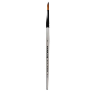 PINCEL DALER ROWNEY "GRADUATE", SINTÉTICO, CABO CORTO, PTA. REDONDA, #6