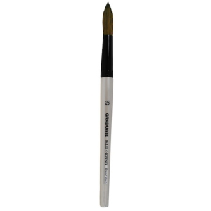 PINCEL DALER ROWNEY "GRADUATE", PONY+SINT., CABO CORTO, PTA. REDONDA, #26