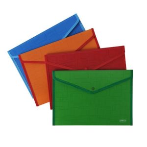 CAJÓN C/100 SOBRES OMEGA A4, RÍGIDOS CON BROCHE