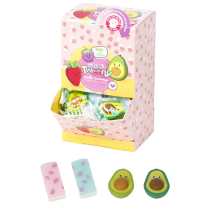 CAJA EXHIBIDORA CON 36 GOMAS IBI CRAFT TWEENY "FRUITS"