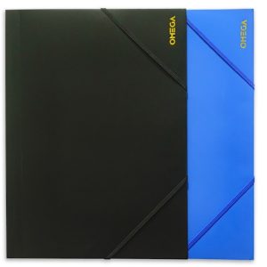 CARPETA PLÁSTICA OMEGA, A4, C/ELÁSTICO