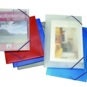 CARPETA PLASTICA OMEGA C/ELASTICO, OFICIO