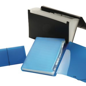 CARPETA OMEGA PORTA CHEQUES, C/13 DIVISIONES, 130x260mm