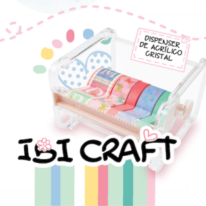 DISPENSADOR P/WASHI TAPE IBI CRAFT, (10,3x9,1x7,1CMS)