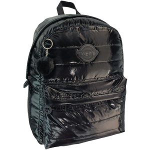 MOCHILA TWEENY, POLIESTER, 44,0*33,0*15,0 cms, NEGRO BRILLANTE