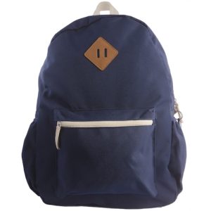 MOCHILA TWEENY, POLIESTER, 44,0*31,5*13,5 cms, AZUL C/BEIGE