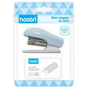 BLÍSTER CON ABROCHADORA HOOBN 5825 PARA BROCHES 24/6 Y 26/6