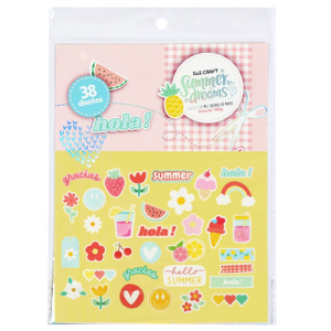 SET DE 38 TROQUELES IBI CRAFT, COLECCIÓN "SUMMER DREAMS"
