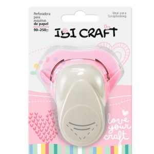 PERFORADORA DE ESQUINAS IBI CRAFT, 1", EFECTO "CURVA DOBLE"