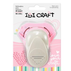 PERFORADORA DE ESQUINAS IBI CRAFT, 1", EFECTO "RECTA"