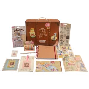 CAJA IBI CRAFT "TRAVEL BOX", C/11 PRODUCTOS P/SCRAPBOOKING