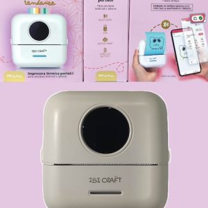 MINI IMPRESORA TÉRMICA PORTÁTIL IBI CRAFT, INCLUYE 1 ROLLO