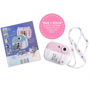 CÁMARA MULTIFUNCIÓN C/IMPRESIÓN TÉRMICA IBI CRAFT TWEENY, ROSADA