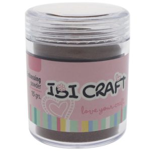 FRASCO DE POLVO PARA GRABADO EN RELIEVE IBI CRAFT, 15grs, MARRÓN 309A