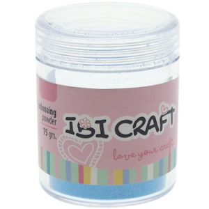 FRASCO DE POLVO PARA GRABADO EN RELIEVE IBI CRAFT, 15grs, AZUL C18