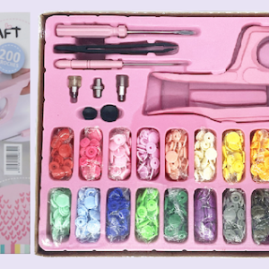 SET DE PRENSADO IBI CRAFT P/ APLICACIÓN DE BOTONES SNAP A PRESIÓN