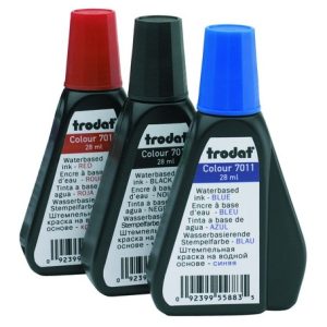 FRASCO DE TINTA TRODAT 7011 PARA ALMOHADILLA, 28ml