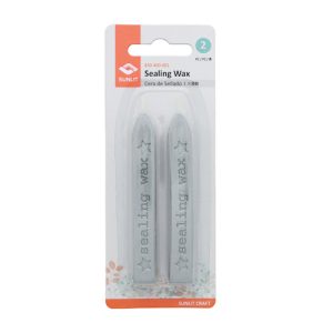 BLÍSTER C/2 BARRAS DE CERA PARA SELLO DE ESTAMPADO, PLATA
