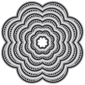 TROQUEL DE CORTE, FORMA FLOR 4 P/MÁQ. TROQUELADORA DE 3" Y 6"