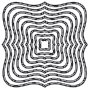 TROQUEL DE CORTE, FORMA ETIQUETA 1 P/MÁQ. TROQUELADORA DE 3" Y 6"