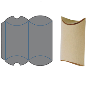TROQUEL DE CORTE, FORMA ESTUCHE OVAL P/MÁQ. TROQUELADORA DE 6"