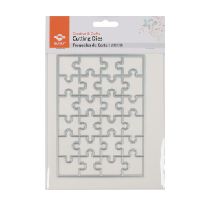TROQUEL DE CORTE, FORMA PUZZLE P/MÁQ. TROQUELADORA DE 6"