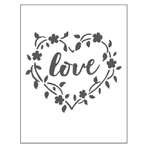 MATRIZ DE RELIEVE, TRAMA "LOVE" P/MÁQ.TROQUELADORA DE 6"