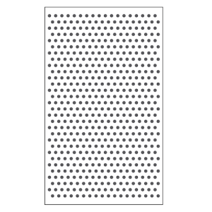 MATRIZ DE RELIEVE, TRAMA DE CÍRCULOS P/MÁQ. TROQUELADORA DE 3" Y 6"