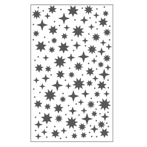MATRIZ DE RELIEVE, TRAMA DE CIELO ESTRELLADO P/MÁQ. TROQUELADORA DE 3" Y 6"