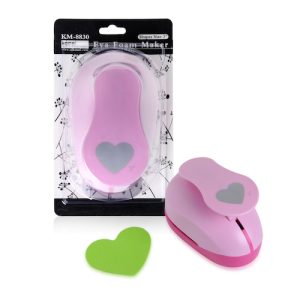 PERFORADORA DE DISEÑOS 76 MM CON FORMA DE CORAZÓN