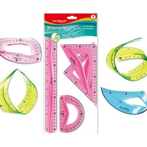 JUEGO DE GEOMETRÍA KEYROAD FLEXIBLE