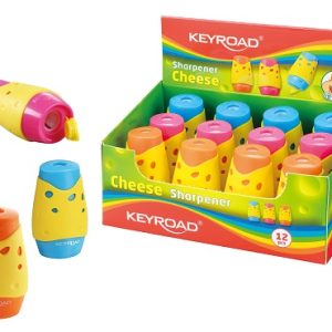 EXHIBIDOR CON 12 SACAPUNTAS KEYROAD CHEESE