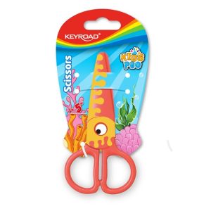TIJERA PLÁSTICA ESCOLAR 13 cm KEYROAD. DISEÑO MAR