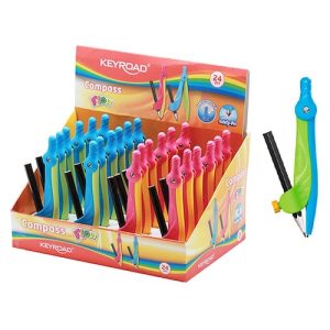 EXHIBIDOR CON 24 COMPASES CON LÁPIZ KEYROAD FLOW