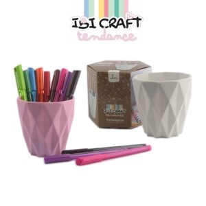 PORTALÁPICES PLÁSTICO TRAMA ROMBOIDAL IBI CRAFT TENDANCE