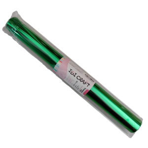 ROLLO DE PAPEL TERMOTRANSFERIBLE "FOIL PAPER", IBI CRAFT 32cm*5m - VERDE