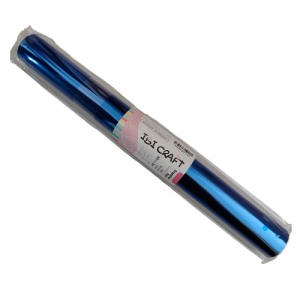 ROLLO DE PAPEL TERMOTRANSFERIBLE "FOIL PAPER", IBI CRAFT 32cm*5m - AZUL