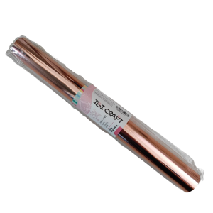 ROLLO DE PAPEL TERMOTRANSFERIBLE "FOIL PAPER", IBI CRAFT 32cm*5m - ORO ROSA