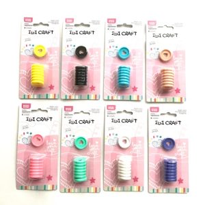 BLÍSTER C/8 ANILLOS DE ENCUADERNACIÓN EXPANDIBLE, 24mm, 120H.IBI CRAFT - DISEÑO CORAZÓN