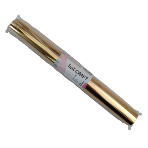 ROLLO DE PAPEL TERMOTRANSFERIBLE "FOIL PAPER", IBI CRAFT 32cm*5m - ORO