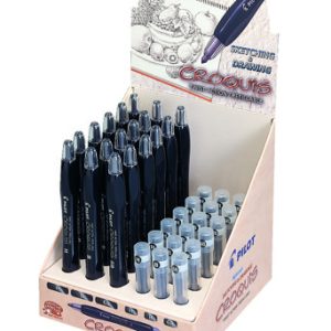 EXHIBIDOR C/18 PORTAMINAS Y 18 T.MINAS PILOT CROQUIS