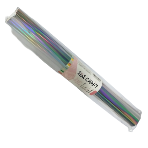 ROLLO DE PAPEL TERMOTRANSFERIBLE "FOIL PAPER", IBI CRAFT 32cm*5m - TORNASOL PLATA